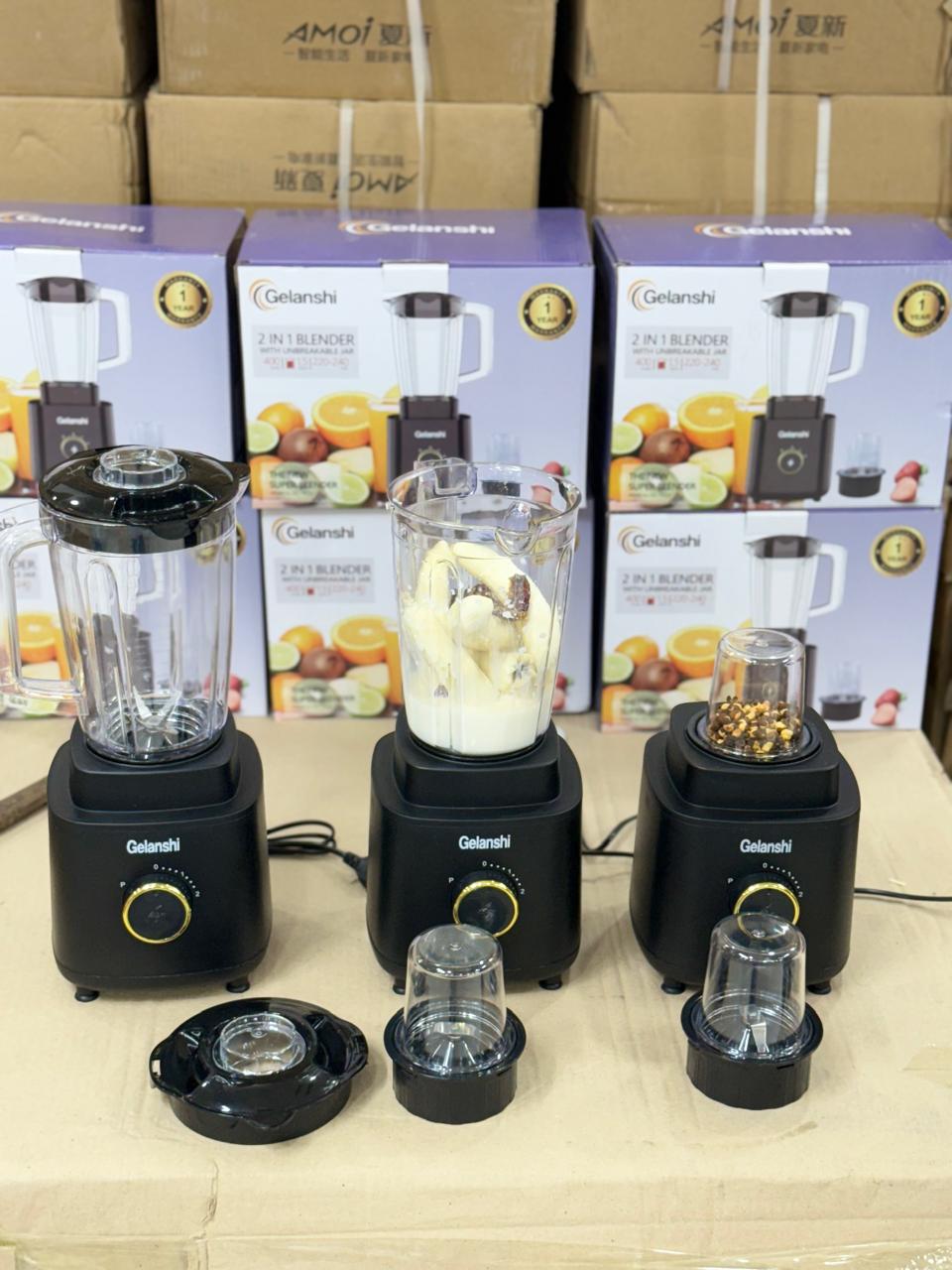 Gelanshi 2&1 blander Juicers restock 1.7 Liter Size 1.7 Liter capacity jug