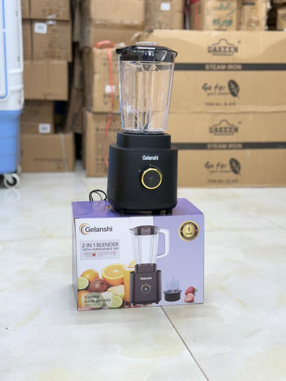 Gelanshi 2&1 blander Juicers restock 1.7 Liter  Size 1.7 Liter capacity jug